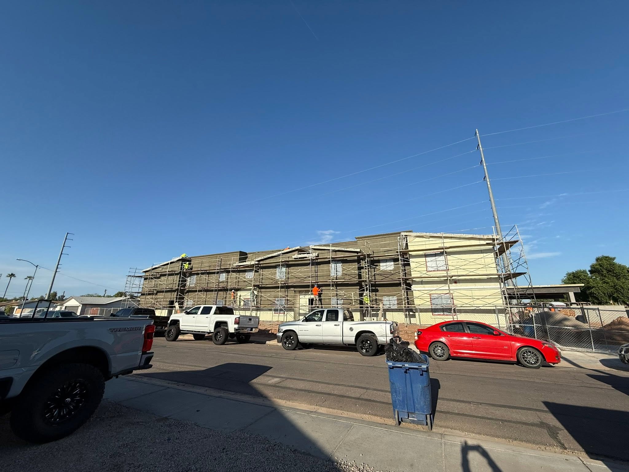 Superwall product in use on an Arizona jobsite
