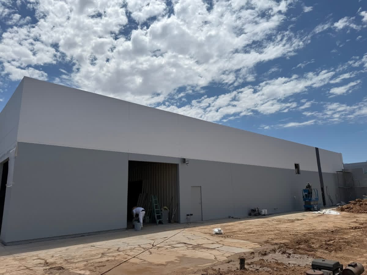 Superwall stucco finish — not a tilt up