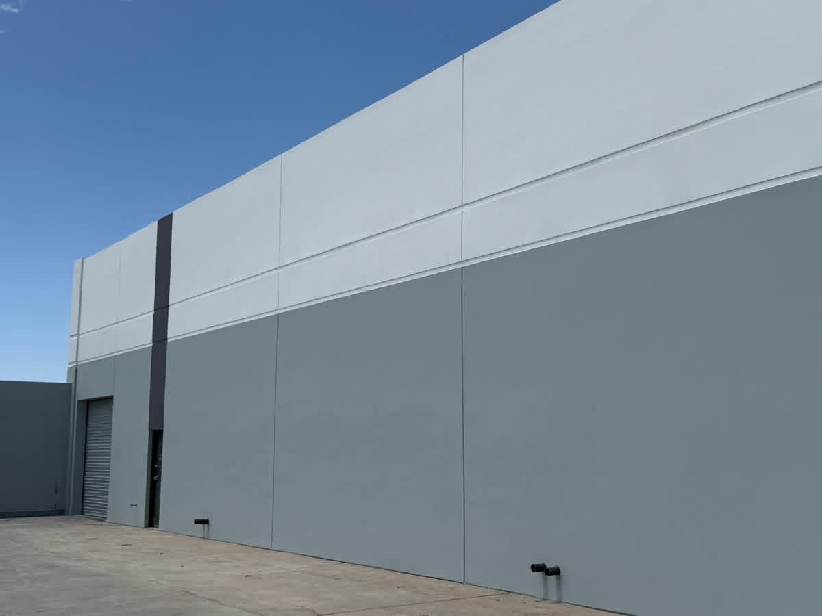 Superwall stucco finish — not a tilt up