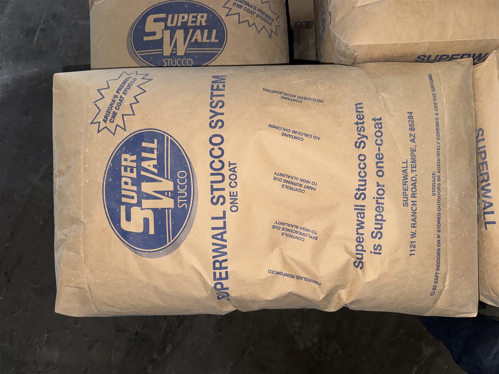 Superwall premixed stucco bag